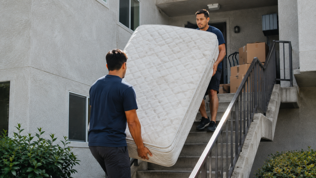 Professional Mattress Removal from Apartment in Santa Clara, California